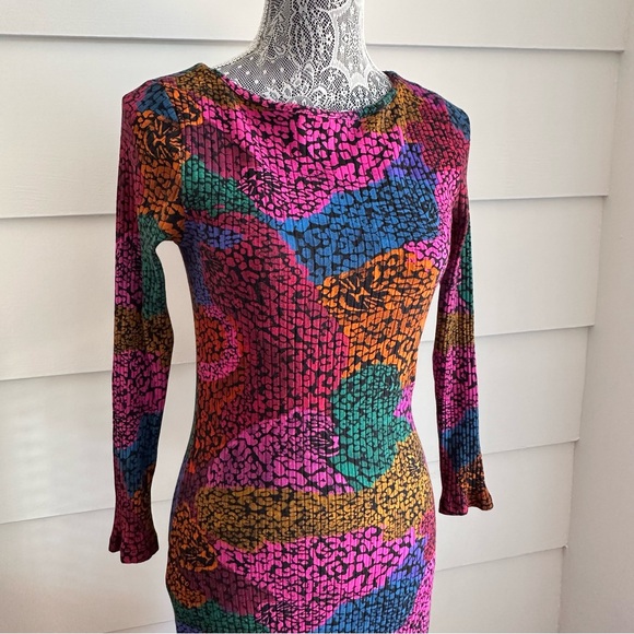 FARM Rio Multicolor Abstract Midi Dress - Picture 6 of 11